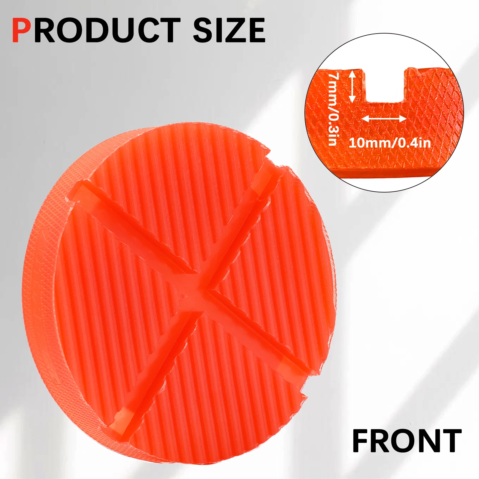 Protector goma elevación coche universal – Almohadilla apoyo 24 mm - imagen 3