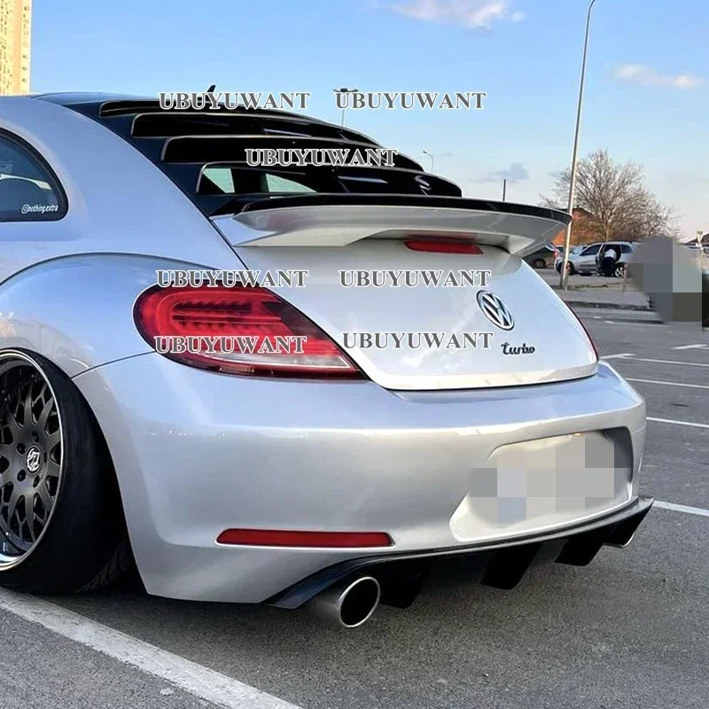 Alerón trasero para Volkswagen Beetle GSR / G20 2013 2014 2015-2018, cubierta de maletero de plástico ABS sin pintar con imprimación de Color - imagen 5