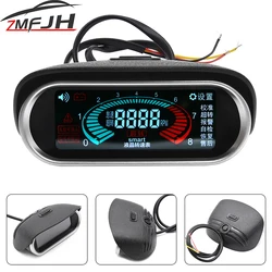 Tacómetro universal 12V/24V medidor RPM con alarma – Gasolina y Diésel