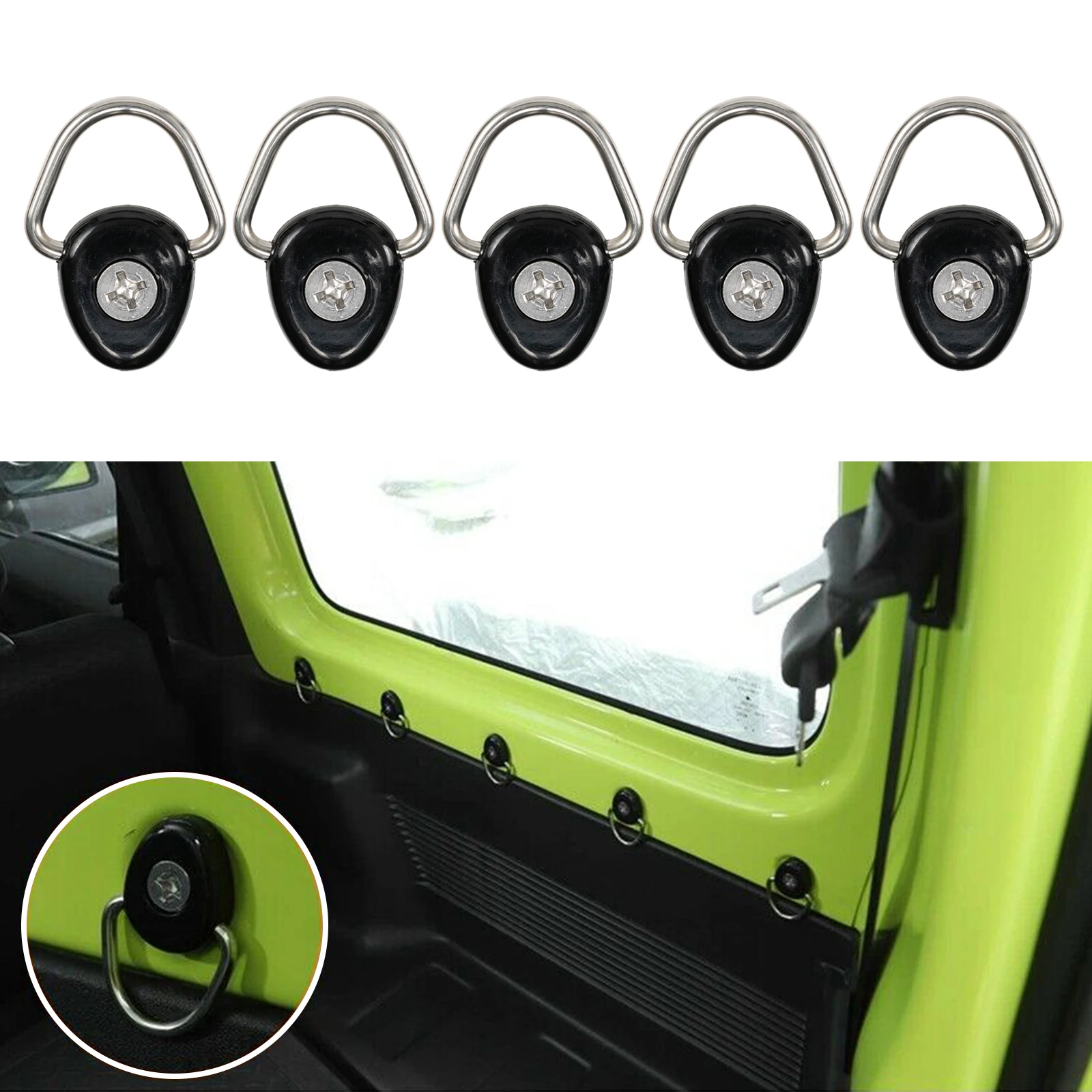 Anclajes de amarre con anillo en D para Suzuki Jimny JB64 JB74W - imagen 4