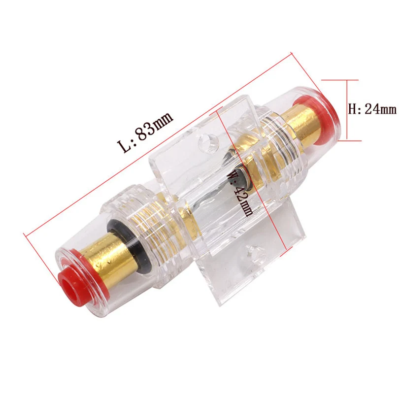 Portafusibles AGU universal 12-48 V para cable 8-10 AWG - imagen 2