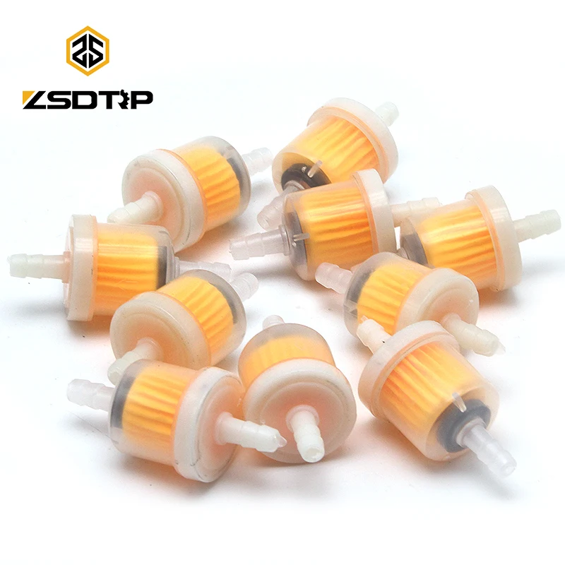 ZSDTRP Filtro de gasolina 6 mm para moto, ATV y pit bike