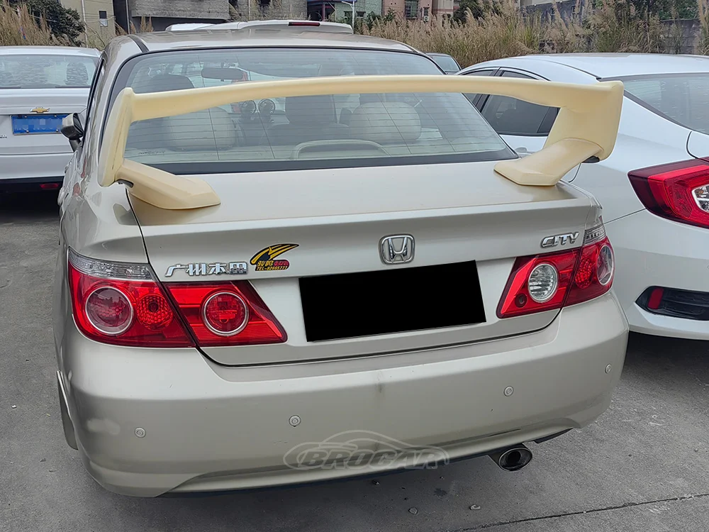 Alerón de maletero ABS negro brillo para Honda City 2001-2019 - imagen 2