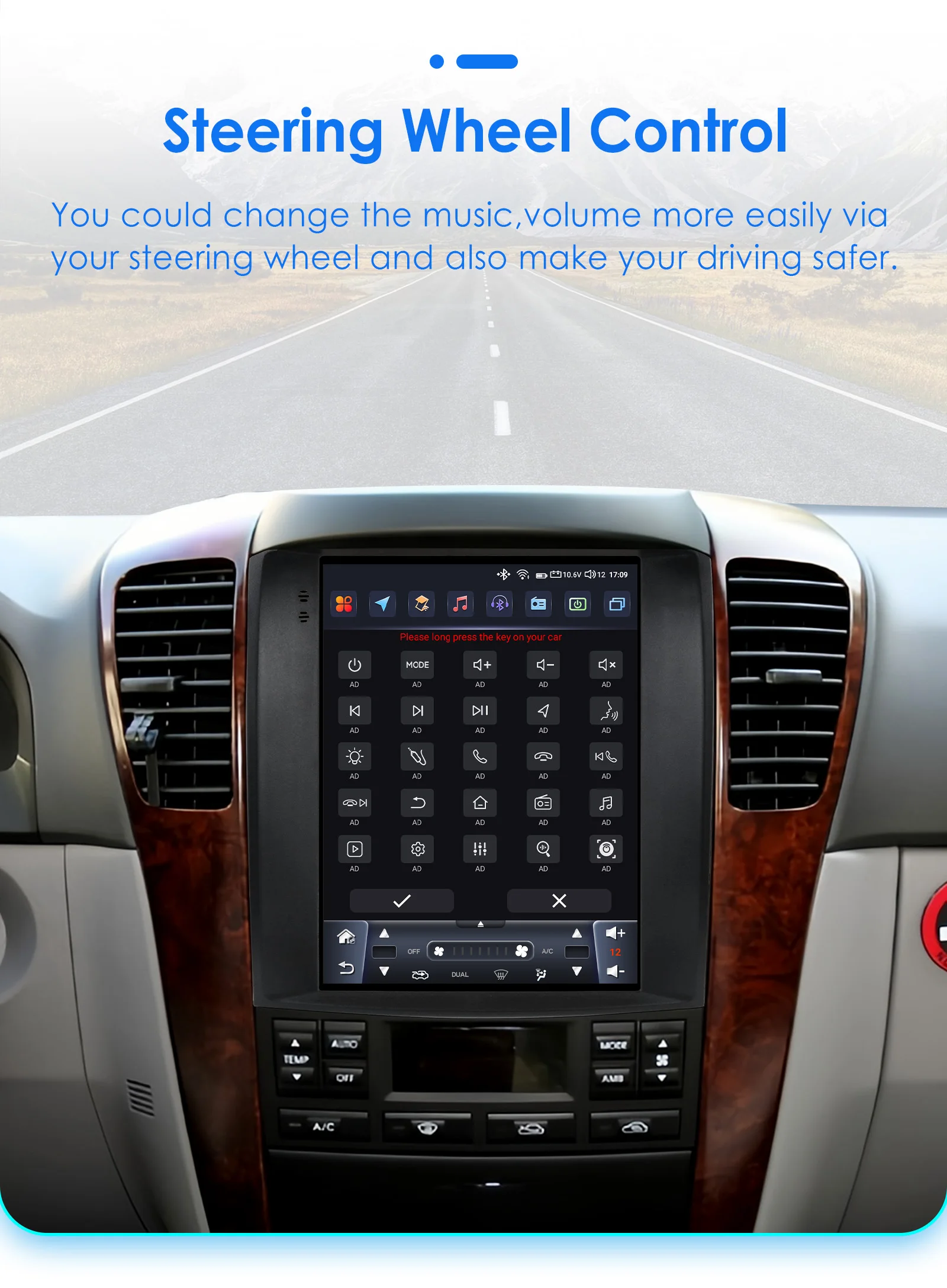 Radio Android Hizpo 9,7″ para Kia Sorento BL 2002-2006 con CarPlay - imagen 5
