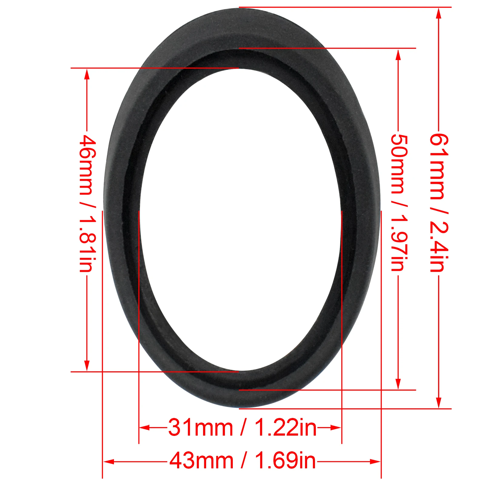 Junta de base de antena de techo para Ford Focus, VW Golf y Fiat - imagen 2