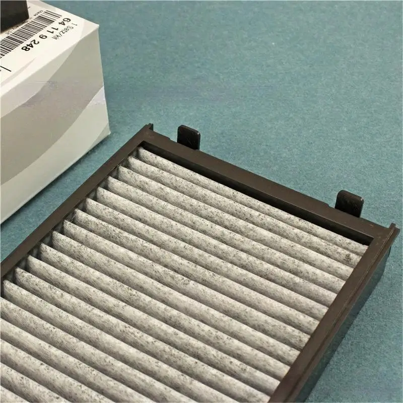 1 Juego de filtro de cabina aire acondicionado 64119248294 para E70 E71 E72 F15 F16 F85 F86 X5 X6 filtro de aire de cabina 64116945593 64116945594 - imagen 4