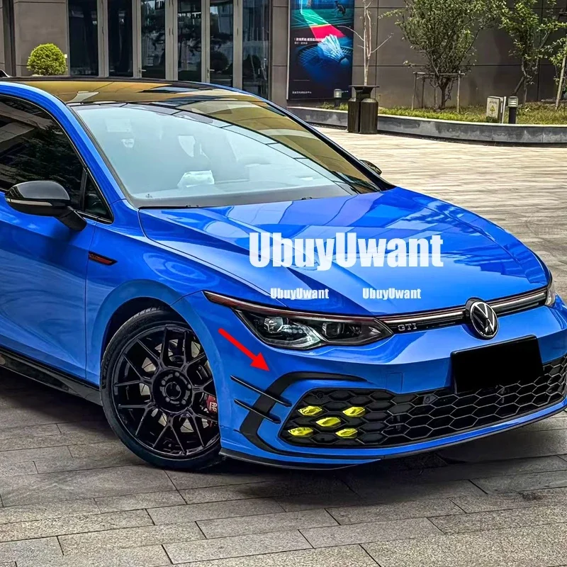 Kit carrocería Golf 8 GTI MK8 – canard y divisor aerodinámico negro brillante - imagen 4