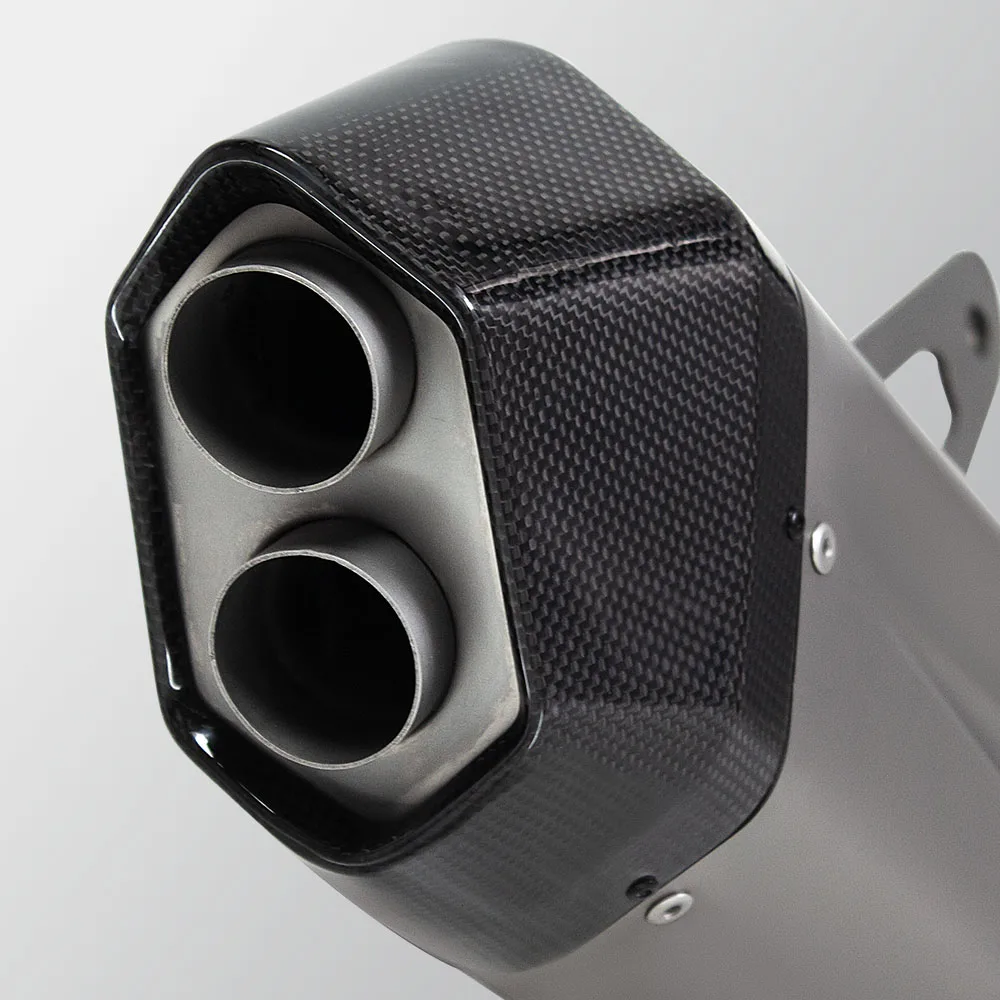 Escape slip-on de titanio y carbono para BMW R 1300R/RS/GS ADV - imagen 3
