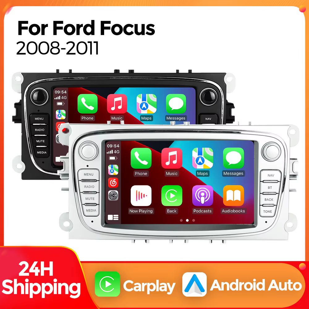 MEKEDE Radio Multimedia Android con CarPlay – Ford Focus/Mondeo