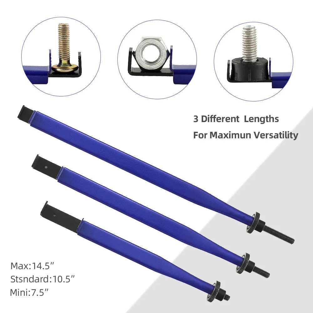 Kit de fijación con tuercas, pernos, abrazaderas y llaves de extensión - imagen 2