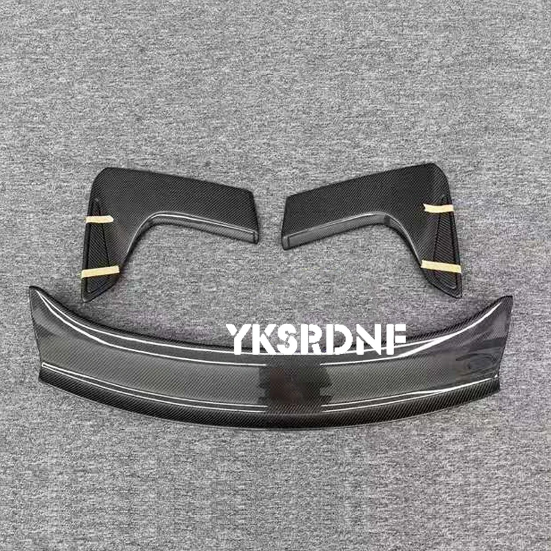 Para BMW MINI F54 CLUBMAN COOPER S JCW AG estilo alerón de fibra de carbono Real alerón de fibra de carbono forjado alerón negro brillante - imagen 5