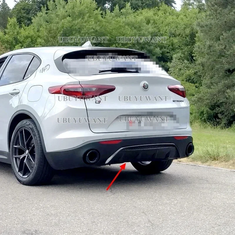 Difusor trasero Alfa Romeo Stelvio 2017-2019 en fibra de carbono - imagen 5