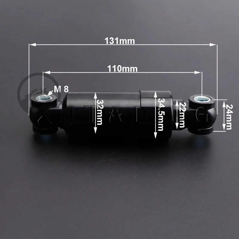 Amortiguador de aluminio para patinete eléctrico y bicicleta - imagen 3