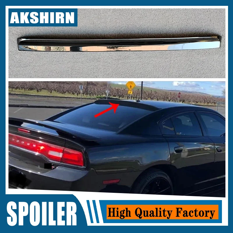 Alerón de techo negro brillante para Dodge Challenger y Charger