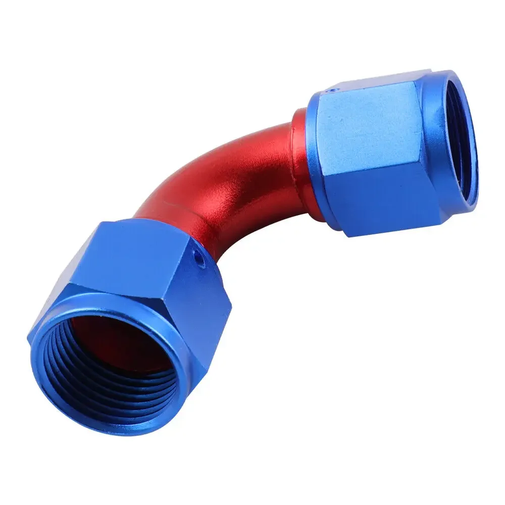 Acoplador giratorio AN10 hembra para manguera combustible y aceite - imagen 4