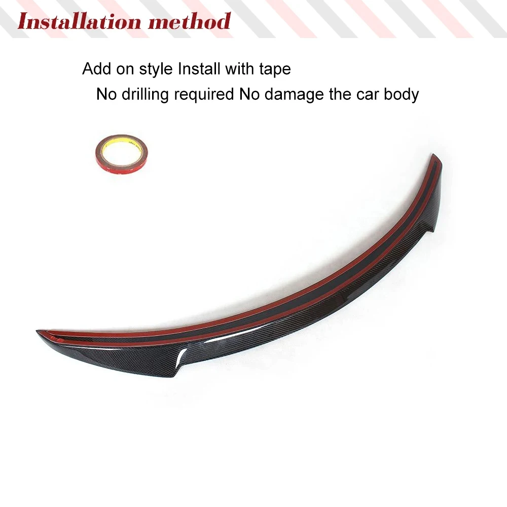Alerón trasero de carbono/FRP para Tesla Model S 2012-2019 - imagen 4