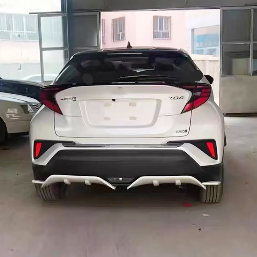 Difusor de parachoques trasero FRP para Toyota C-HR 2016-2020 - imagen 5