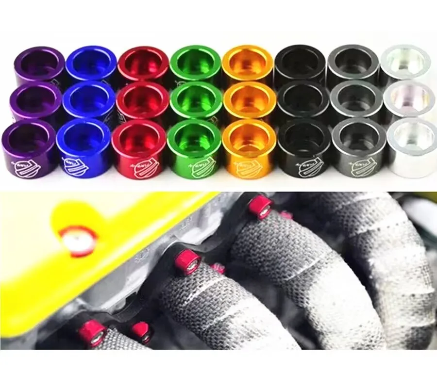 Arandelas y pernos M8 para personalización de vehículos
