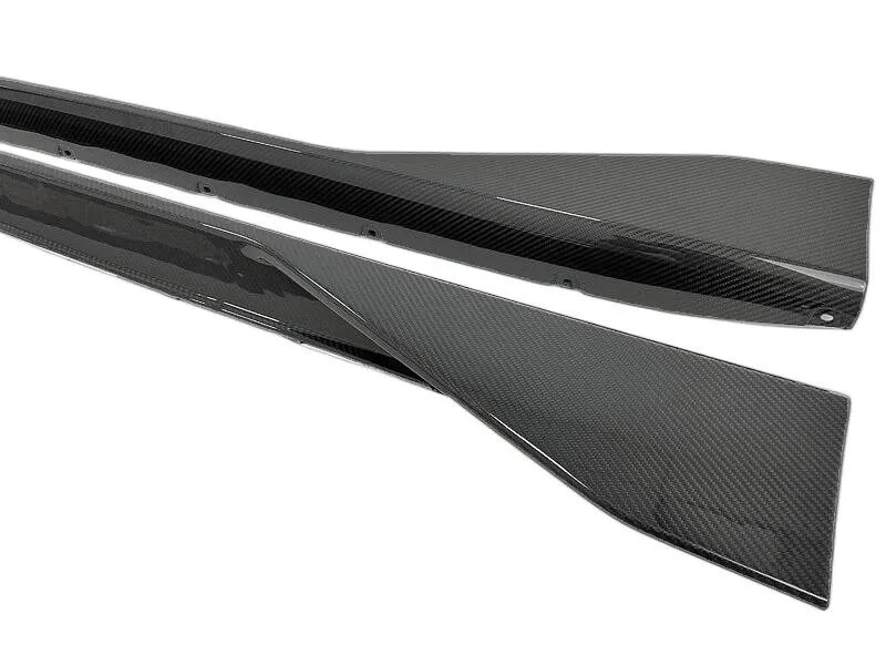 Faldas laterales fibra de carbono BMW G80 G82 2021+ estilo M3 - imagen 2