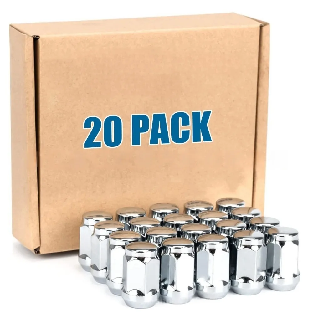 1 tuercas de rueda M12x1,25 | Hex 19 mm | Espesor 35 mm | Cromo - imagen 4