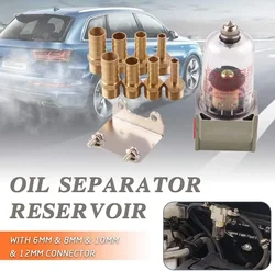 Separador de aceite para motor con depósito y deflector