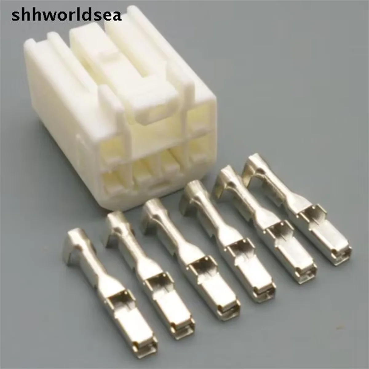 Conector de plástico de 6 pines y 6 vías para cableado automático