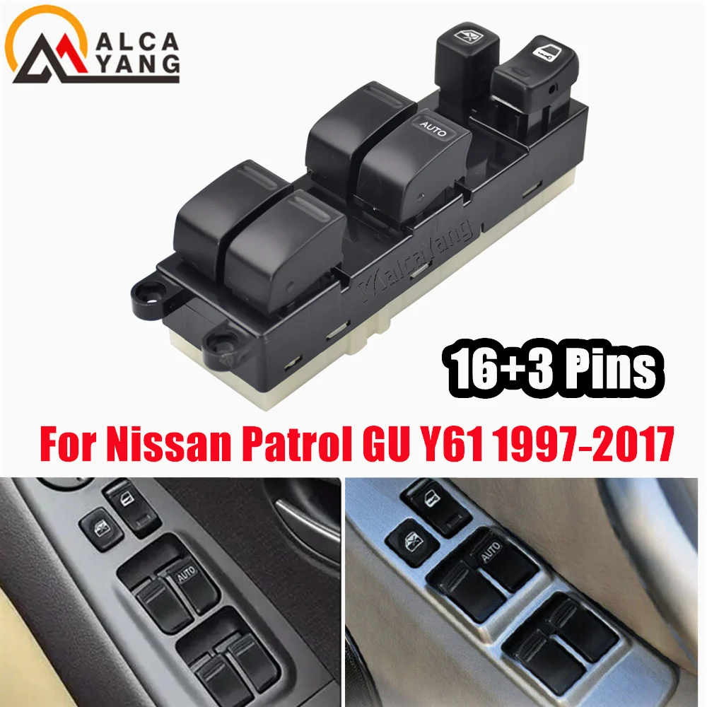 Nissan interruptor maestro elevalunas para Navara D22 1999-2014