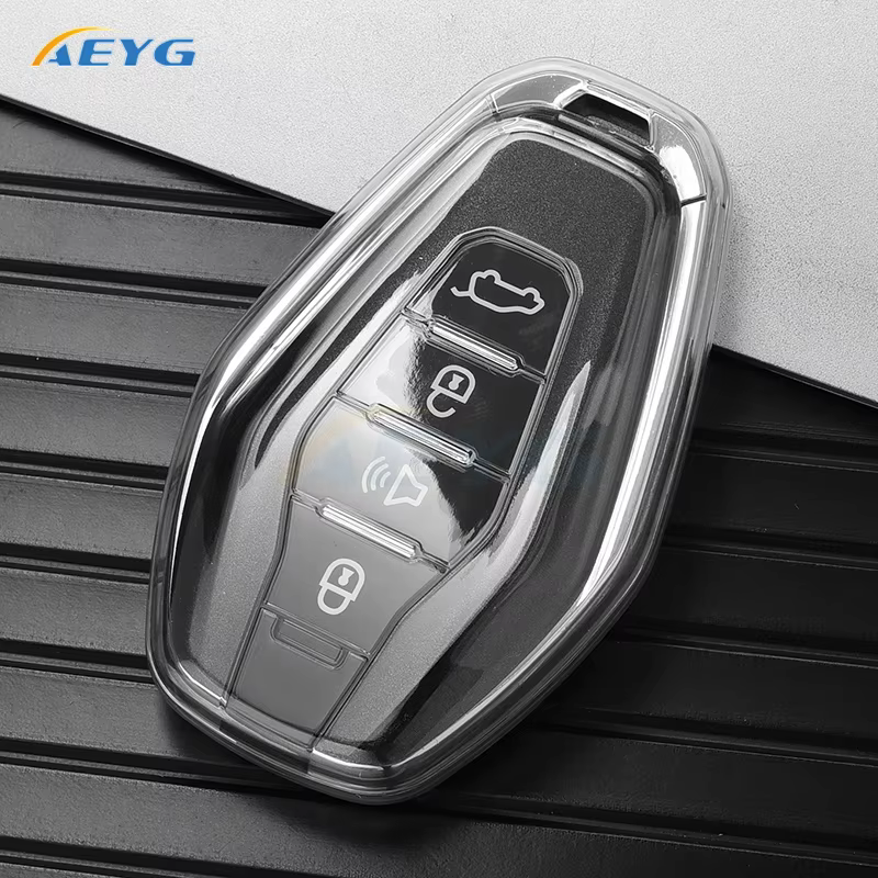 Funda de TPU para llave de coche, accesorios de llavero con soporte remoto para Chery Jetour X70, X90, X95 Plus, 2020, 2021, 2022