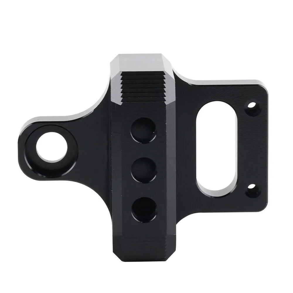 Soporte de aluminio billet anodizado CNC para válvula solenoide de 3 puertos