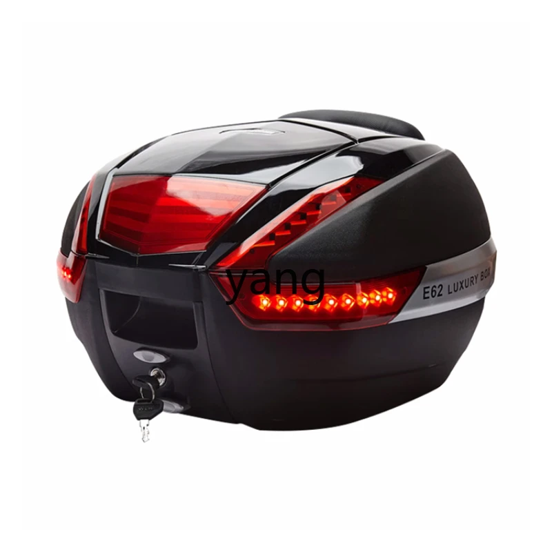 Baúl trasero para moto CX extragrande con espacio para casco - imagen 2