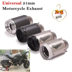 Tubo escape moto universal silenciador fibra carbono DB Killer Z900