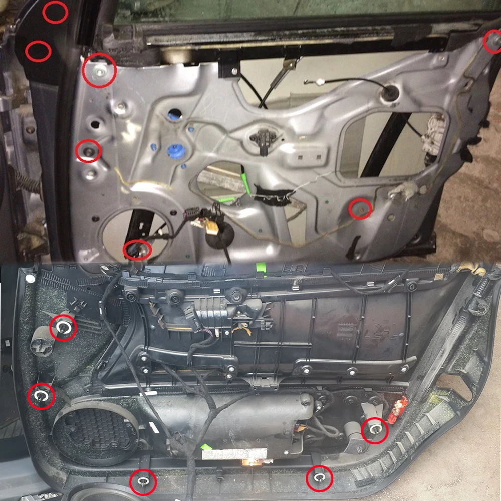 Clip de moldura embellecedor para tarjeta de puerta Audi A6 C6 - imagen 5