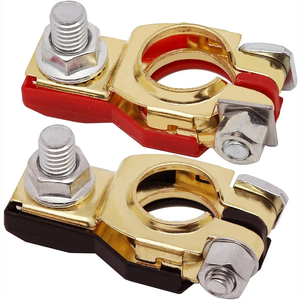 Bornes batería cobre con abrazadera – Universal coche y caravana