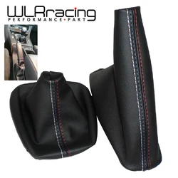 WLR RACING Palanca de cambios BMW E36/E46 con bota de cuero