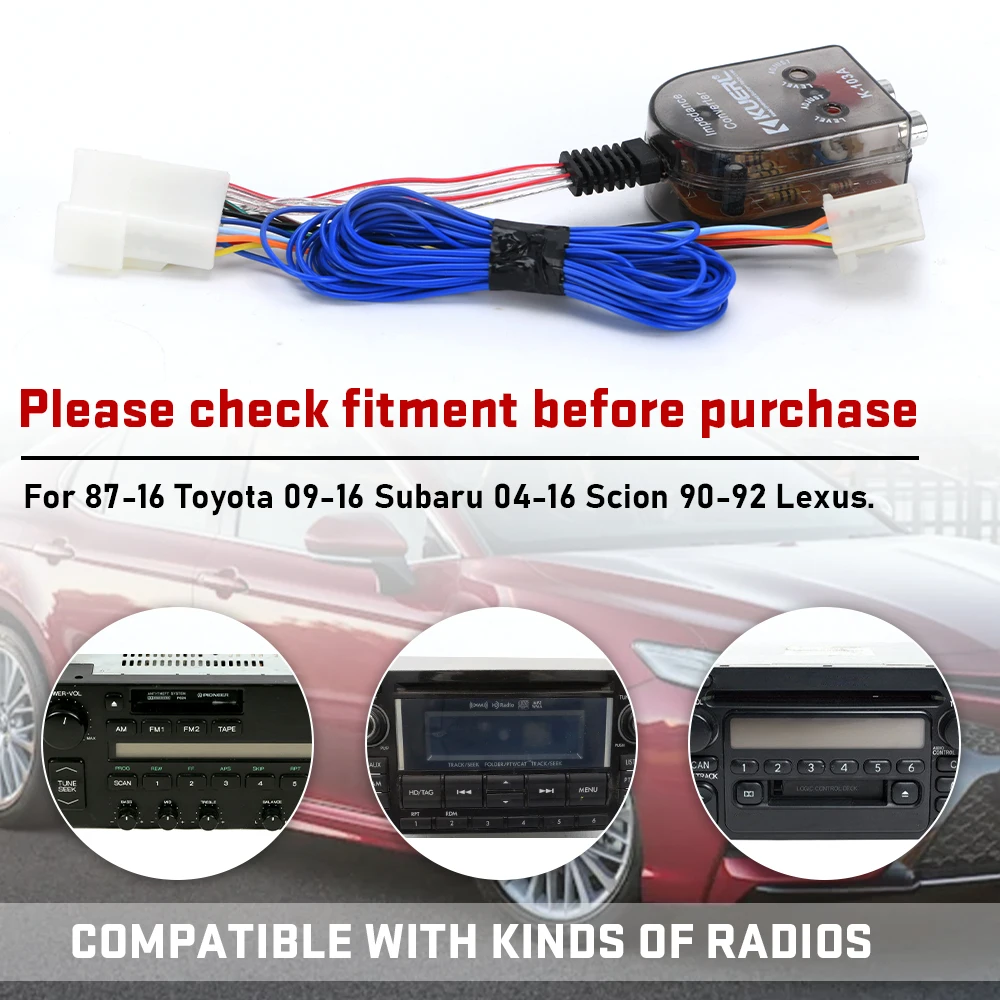 Adaptador de arnés para amplificador Toyota, Subaru, Scion y Lexus - imagen 4