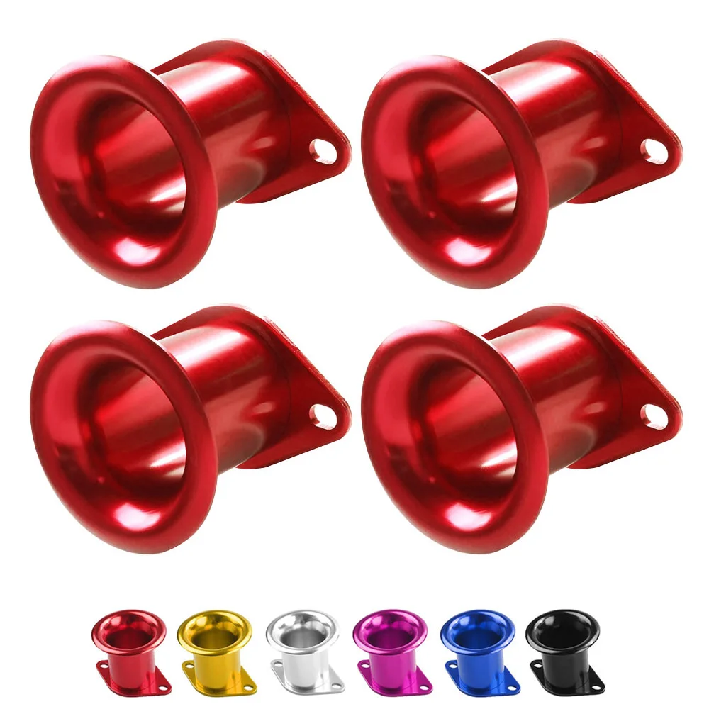 Embudo de bocina de aire de 4 piezas para Toyota Corolla AE86 GTS, pila de velocidad v-stacks, entrada de caja de aire con potencia de caballo, 20V, 4AG ITB/ITBs