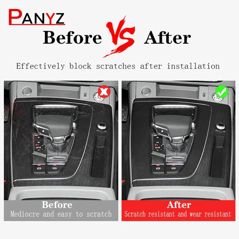 Para WEY TANK 300 20-21 consola central Interior de coche película protectora transparente de TPU película de reparación antiarañazos accesorios Refit - imagen 5