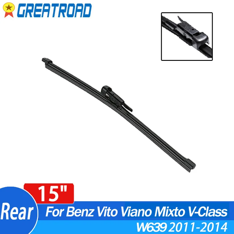 Limpiaparabrisas trasero Mercedes Vito Viano W639 15 pulgadas