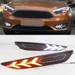Luz diurna LED con intermitente para Ford Focus 2015-2017
