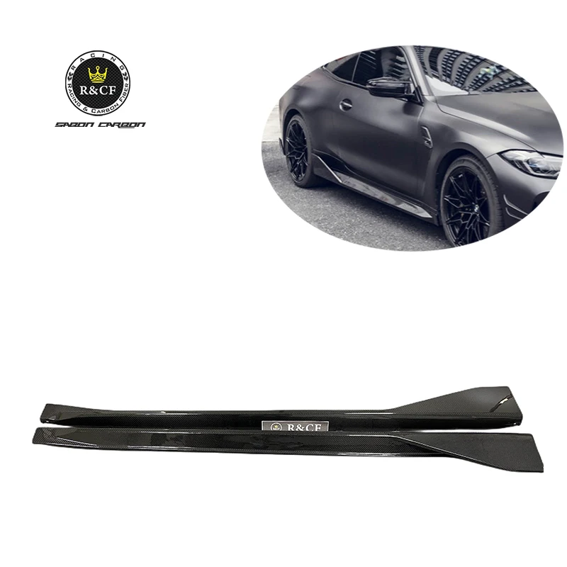 Faldas laterales fibra de carbono BMW G80 G82 2021+ estilo M3