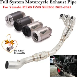DB killer de escape de carbono Yamaha MT-09 2021-2023