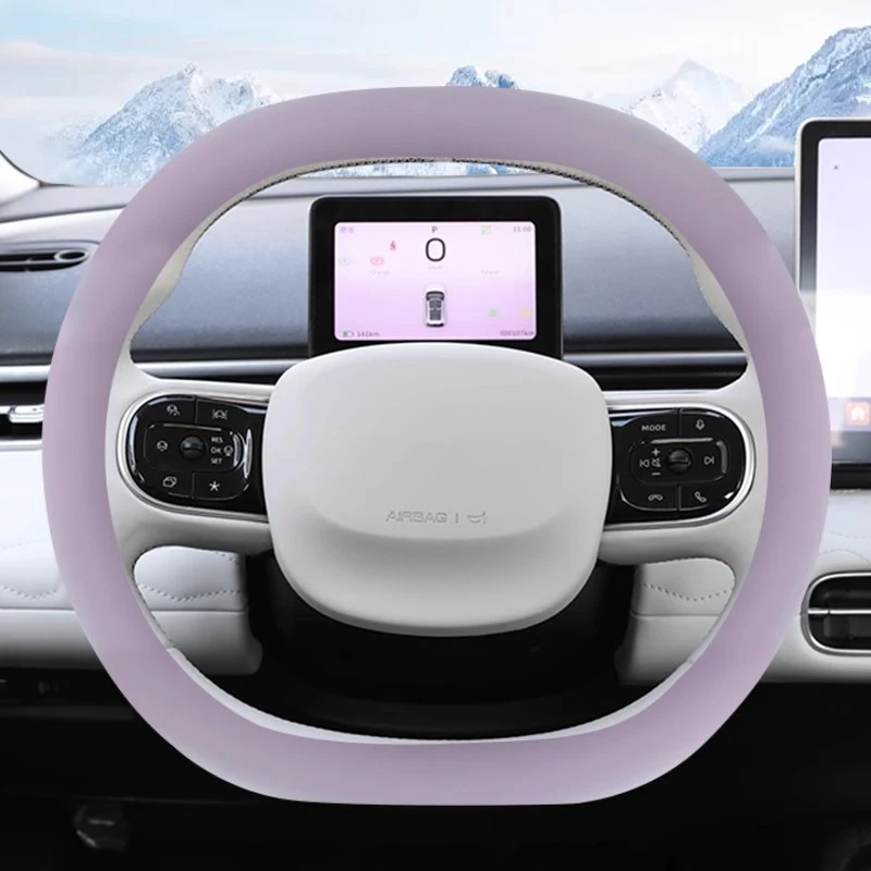 Para Dongfeng Nammi Box 01 2024 2025 protector para volante de coche almohadilla decorativa antideslizante de cuero accesorios de coche - imagen 4