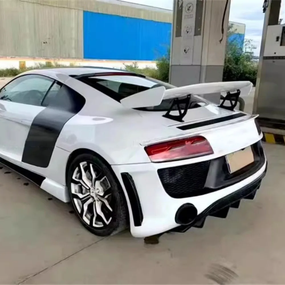 Parachoques trasero de resina para Audi R8 V10 2007-2015 - imagen 3