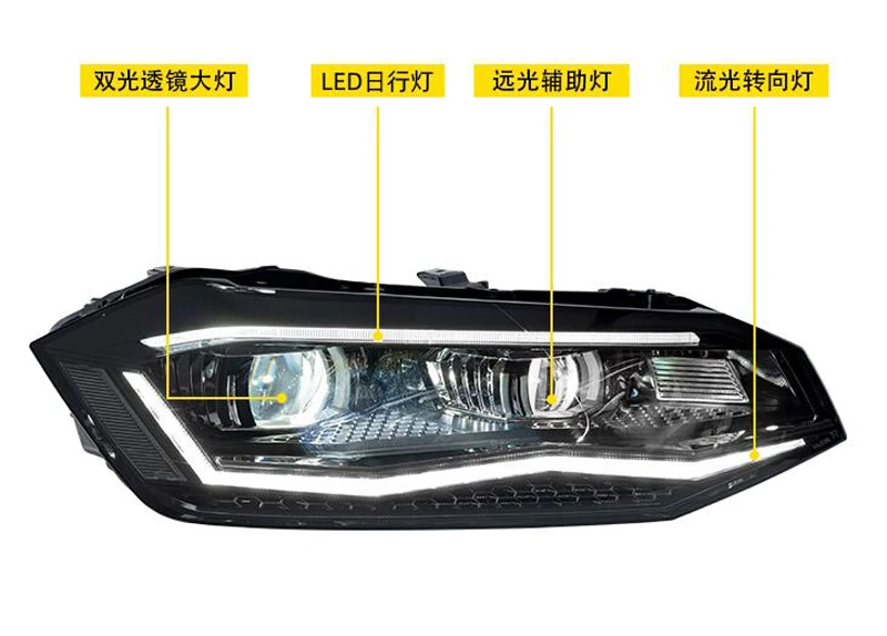 Faro LED Volkswagen Polo Mk5 Vento Cross Polo 2019-2020 - imagen 2