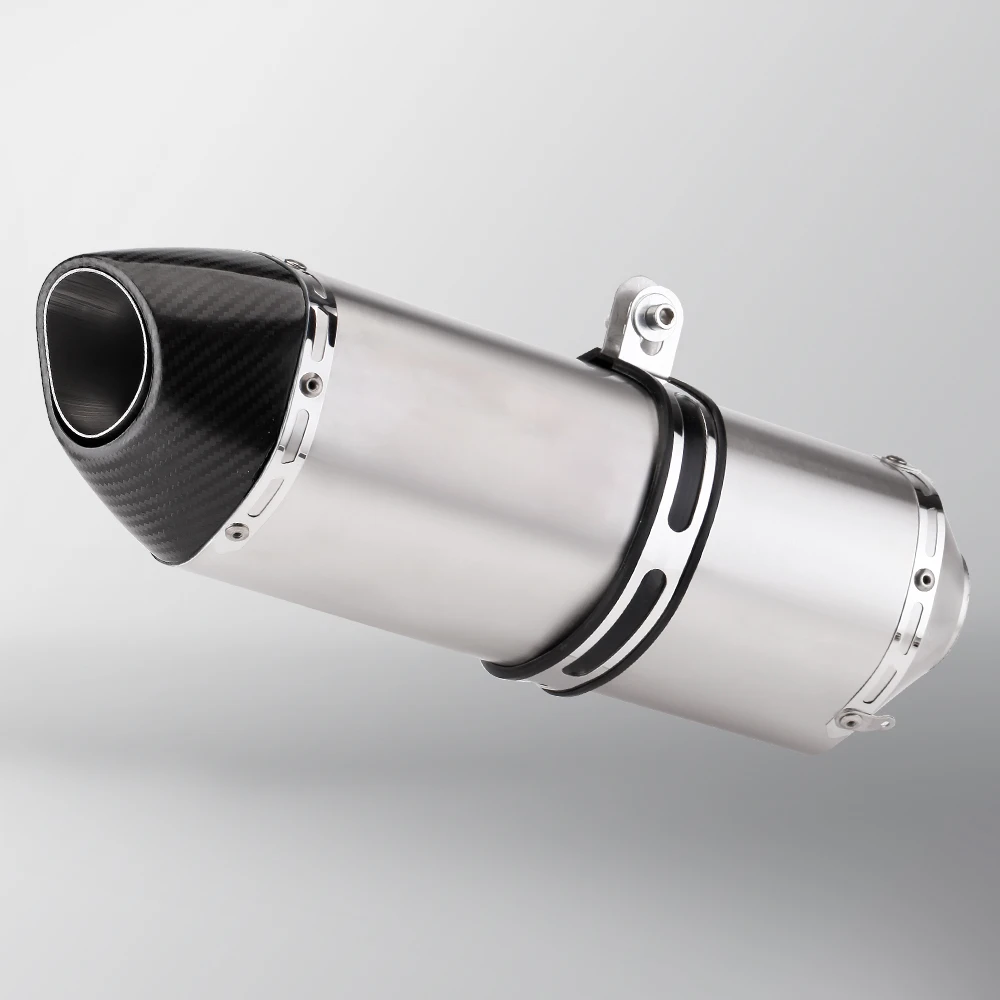 Silenciador de escape R77 universal 51 mm con DB Killer para moto - imagen 2