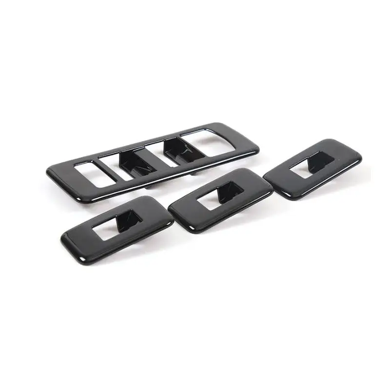 4 Uds. Accesorios para coche, cubierta de marco de interruptor de elevación de ventana Interior embellecedor para Land Rover Range Rover Sport RR Sport 2014 2015 2016 2017 - imagen 4