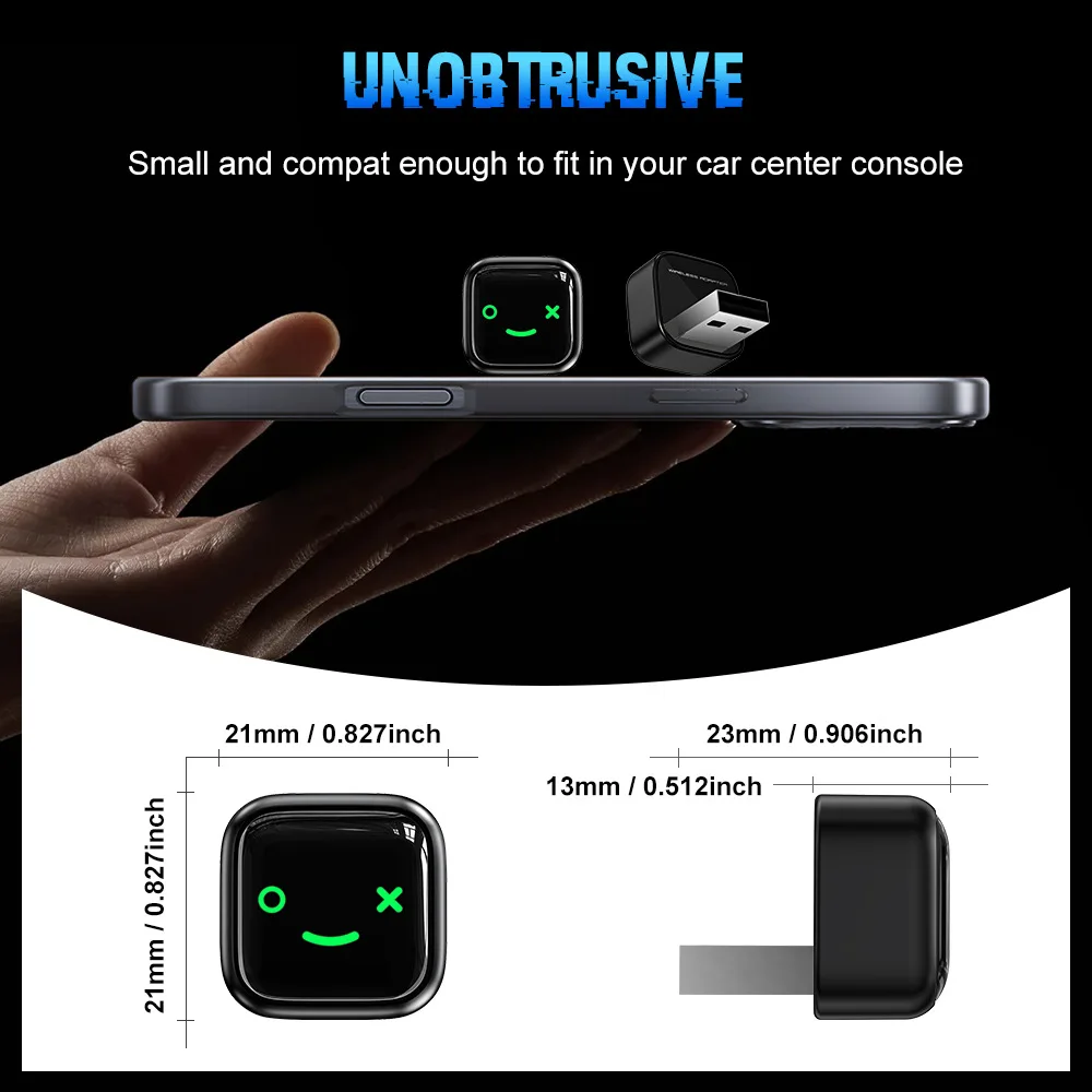 Adaptador inalámbrico CarPlay Android Auto – AI Box WiFi Plug & Play - imagen 2