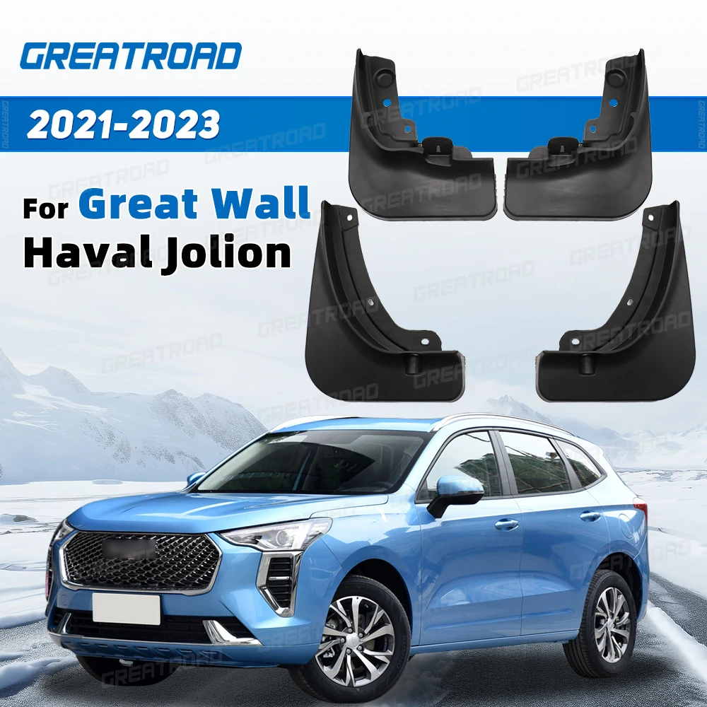 Juego de protectores contra salpicaduras para Great Wall Haval Jolion 2021 2022 2023, guardabarros de coche, accesorios para automóviles fáciles de instalar, 4 Uds.