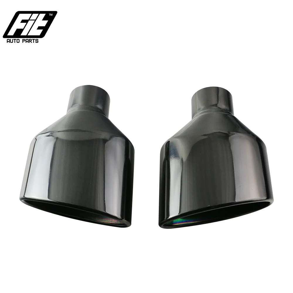Punta de escape universal acero inoxidable 304 pulido para Audi - imagen 3
