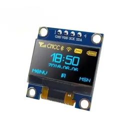 Módulo OLED 0,96″ I2C para 51 MCU – Azul, Blanco y Amarillo